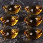 Buddha Stones Handmade Liuli Crystal Treasure Bowl Art Piece Home Decoration Decorations BS 14