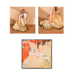 Buddha Stones Pastoral Scene Hot Air Balloon Spring Blossom 100% Mulberry Silk Neck Hair Scarf Silk Shawl BS 8