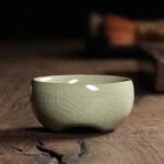 Buddha Stones Colorful Koi Fish Ceramic Teacup Kung Fu Tea Cup Bowl Cup BS 46