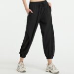 Buddha Stones High Waist Loose Fitness Yoga Sports Track Pants With Pockets Track Pants BS 9
