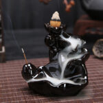 Handcrafted Waterfall Incense Holder Backflow Cone Ceramic Burner Incense Burner BS 1