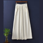Buddha Stones Plain Wide Leg Pants Dance Women's Yoga Pants With Pockets Wide Leg Pants BS 20