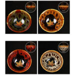 Buddha Stones Maple Leaf Colorful Ceramic Teacup Home Tea Cups Cup BS 29