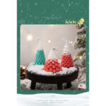 Buddha Stones Christmas Tree Scented Soy Wax Candle Gift For Family Friends Candles BS 5