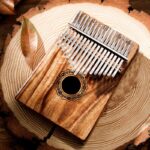 Buddha Stones Kalimba 17 Keys Thumb Piano Mahogany Wood Acacia Walnut Portable Finger Piano 13