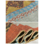 Buddha Stones Tibetan Shawl Diamond Pattern Winter Warm Cloak Scarf Tibetan Shawl BS 15