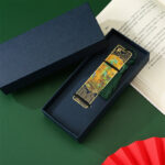 Buddha Stones A Panorama of Rivers and Mountains Metal Hollow Bookmarks Tassel With Gift Box (Extra 30% Off | USE CODE: FS30) Bookmarks BS 2