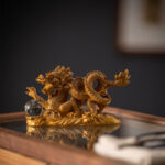 Buddha Stones Year Of The Dragon Color Changing Resin Luck Success Tea Pet Home Figurine Decoration Decorations BS 3