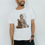 Buddha Stones NEVER GIVE UP GREAT THINGS TAKE TIME Tee T-shirt T-Shirts BS 1