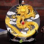 Dragon Ceramic Backflow Smoke Fountain Meditation Incense Burner Incense Burner BS 1