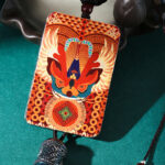 Buddha Stones PiXiu Ebony Wood Luck Wealth Tassel Car Hanging Decoration Car Hanging Decoration BS 2