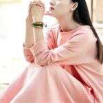 Buddha Stones Simple Midi Dress Cotton Linen Zen Tunic Dress With Pockets Midi Dress BS 16