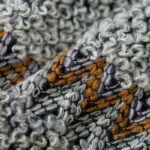 Buddha Stones Tibetan Shawl Gray Brown Striped Knitted Tassels Winter Cozy Travel Scarf Wrap Tibetan Shawl BS 11