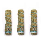 Buddha Stones Smudge Stick for Home Cleansing Incense Healing Meditation and Cedar Sticks Incense Wands Rituals Incense BS 3 Stick (10.5cm/Stick)