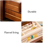 Buddha Stones Retro Solid Wood Jewelry Box Jewelry Storage Box With Drawer Jewelry Box BS 24