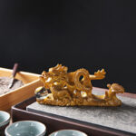 Buddha Stones Year Of The Dragon Color Changing Resin Horse Luck Tea Pet Home Figurine Decoration Decorations BS 12