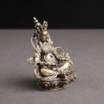 Buddha Stones Yellow Jambhala Bodhisattva Figurine Serenity Copper Statue Decoration Decorations BS 4