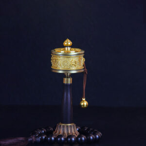 Buddha Stones Tibetan Lucky Prayer Wheel Six True Words Decoration Decorations BS Prayer Wheel