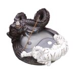 Buddha Stones Tiger Dragon Backflow Smoke Fountain Ceramic Yin Yang Blessing Incense Burner Decoration Decorations Incense Burner BS 4