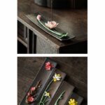 Lotus Peony Rose Flower Ceramic Spiritual Incense Burner (Extra 30% Off | USE CODE: FS30) Incense Burner BS 20