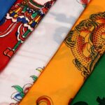 Buddha Stones Tibetan Lucky Blessing 5 Colors Khata Decoration Decorations BS 15