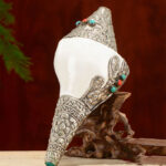 Buddha Stones Tibetan Natural Shankha Conch Shell Seashell Wealth Lucky Home Decoration Decorations BS 14
