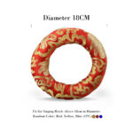 Buddha Stones Tibetan Singing Bowl Handcraft Cushion Decoration Decorations BS 18cm(Random Color)