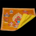 Buddha Stones Prayer Altar Mat Healing Meditation 8 Auspicious Symbols Mat Prayer Altar BS 7