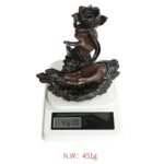 Buddha Stones Lotus Buddha Hand Auspicious Clouds Pattern Meditation Resin Backflow Incense Burner Incense Burner BS 10