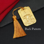 Buddha Stones Feng Shui Auspicious Star Wenchang Pen Pagoda Koi Fish Car Hanging Decoration Car Hanging Decoration BS 7