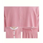 Buddha Stones 2Pcs Vintage Long Sleeve Shirt Top Pants Meditation Zen Tai Chi Cotton Linen Clothing Women's Set Women's Meditation Cloth BS 7