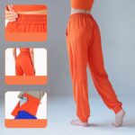 Buddha Stones High Waist Fitness Yoga Sports Jogger Track Pants With Pockets Sweatpants Track Pants BS 4