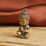 Buddha Stones Buddha Compassion Copper Keychain Pendant Decoration Decorations BS 3