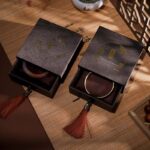 Buddha Stones Vintage Lotus Jewelry Storage Box Tassels Gift Box Decorations BS 2