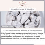 Buddha Stones Natural White Turquoise Bead Om Mani Padme Hum Blessing Bracelet - image 9