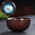 Buddha Stones Colorful Ceramic Teacup Home Office Tea Cups Cup BS 35