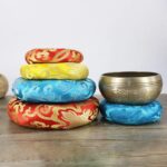 Buddha Stones Tibetan Singing Bowl Handcraft Cushion Decoration Decorations BS 3