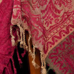 Buddha Stones Tibetan Floral Pattern Hand-Dyed Craftsman Blanket Blanket BS 4