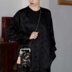 Buddha Stones Small Dragonfly Metal Chain Crossbody Bag Shoulder Bag Cellphone Bag Crossbody Bag BS 13