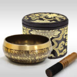 Buddha Stones Tibetan Meditation Sound Bowl Handcrafted for Healing and Mindfulness Singing Bowl Set Singing Bowl buddhastoneshop 6