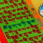 Buddha Stones Tibetan 10 Colors Windhorse Buddha Healing Auspicious Outdoor Mulberry Silk Prayer Flag TIBETAN PRAYER FLAGS buddhastoneshop 8