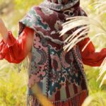 Buddha Stones Tibetan Flowers Leaves Branch Design Tassel Shawl Cozy Travel Scarf Wrap Tibetan Shawl BS 5