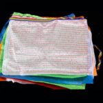 Buddha Stones Tibetan 5 Colors Windhorse Blessing Outdoor 20 Pcs Prayer Flag TIBETAN PRAYER FLAGS buddhastoneshop 15