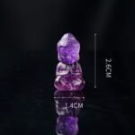 Buddha Stones Various Crystal Amethyst Pink Crystal White Crystal Citrine Buddha Carved Spiritual Healing Necklace Pendant Decoration (Extra 30% Off | USE CODE: FS30) Necklaces & Pendants BS 2
