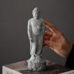 Buddha Stones Meditation Buddha Auspicious Clouds Design Serenity Home Decoration Decorations BS 7