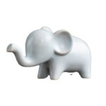 Buddha Stones Small Ceramic Elephant Home Tea Pet Figurine Desk Decoration Decorations BS 14
