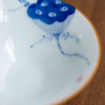 Buddha Stones Mandala Flower Koi Fish Lotus Bird Persimmons Teacup Kung Fu Tea Cup 50ml Cup BS 9