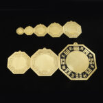 Buddha Stones Feng Shui Bagua Map Copper Balance Energy Map Bagua Map BS 3
