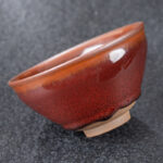 Buddha Stones Vintage Red Brown Chinese Jianzhan Porcelain Teacup Kung Fu Tea Cup Jian Zhan Tea Cup BS 3