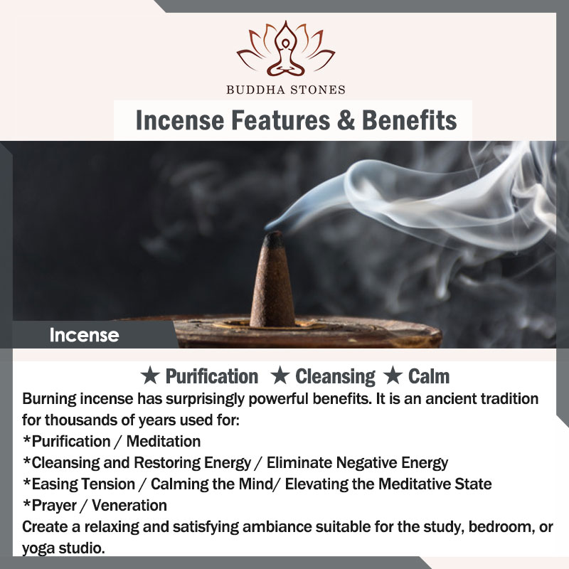 Buddha Stones Mixed Aroma Backflow Incense 50 Cones Pack Incense BS 2